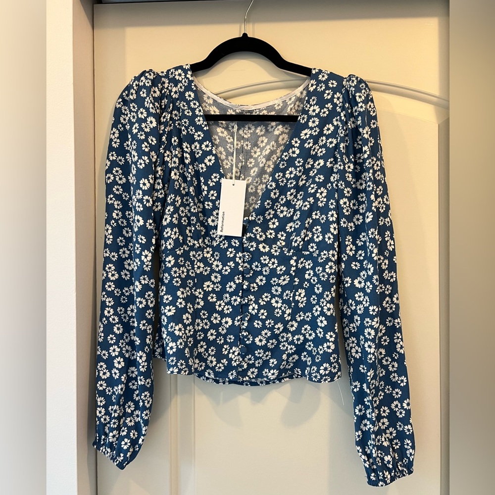 Reformation Nell Top, size S. - Picture 1 of 2
